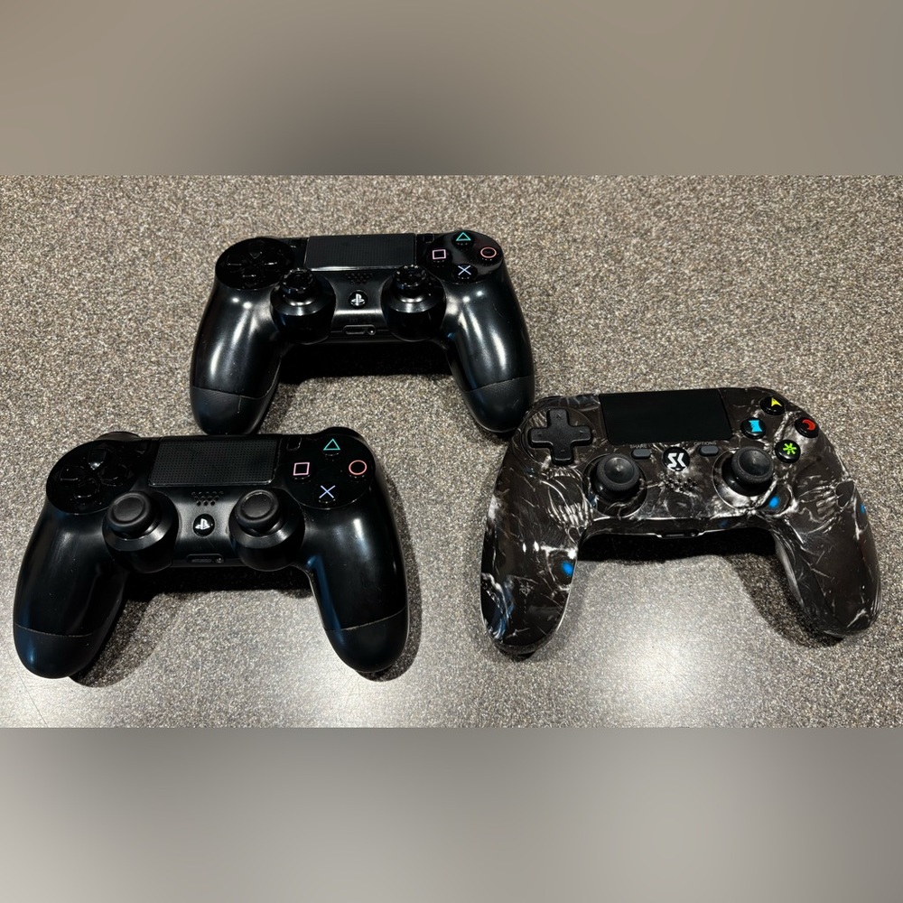Sony DualShock 4 Controllers -  all 3 for $50